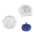 Moule en silicone pour boîte de rangement octogonale DIY et pot à bougie avec couvercle - Octogonal-Boîte de Rangement (Base + Couvercle)