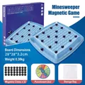 Magnetic effect board game set with 28cm blue board and 32 pieces of magnetic chess stones - 28cm Molded Board + 32 Magnetic Pieces + Penalty Disk