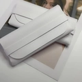 Minimalist white lychee grain leather eyewear case on a stylish fashion magazine background - White Glasses Case