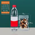 Frosted 9x14cm resealable zip lock food bag with 16-wire thickness and matte finish - Transparent / 9x14cm