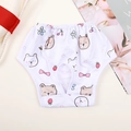 Cute printed dog physiological pants with white cartoon bears and strawberry patterns - Strawberry Bear