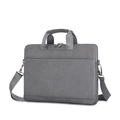 Grey fabric laptop bag for 15.6 to 17.3 inch computers with handle and shoulder strap - Space Gray With Shoulder Straps For Attaching To A Rolling Suitcase --- Countdown Special Offer / 13.3 Inch