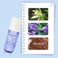 Long-lasting Vanilla and Violet perfume mist with musk base notes in a purple bottle - Violet Musk Scent / BZ 95/90ml