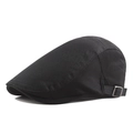 Verstellbare schwarze Mesh-Schiebermütze mit Tarnmuster und Metallschnalle - Tarnung Schwarz