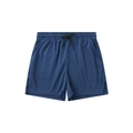 Men's breathable mesh athletic shorts in navy blue with adjustable drawstring and loose fit - S / Navy Blue