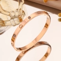 【28-1】rose Gold Heart Bracelet