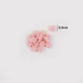 Breloques en PVC rose en forme d'étoile pour bricolage et nail art taille 0.9cm - 0.9cm (1 Pièce) / Rose