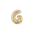 Balloon style 3D golden letter G charm accessory for DIY fashion watch band bracelet - Letter G / Gold