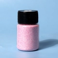 Pink shimmering glitter powder for DIY resin crafts in a clear jar with code number 3 - Starry Purplish Red
