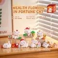 Lot de 7 figurines de chat porte-bonheur en résine pour décoration de bureau - Lot De 7 Chats De La Fortune (1081-18) / Lot de 7