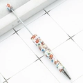 DIY plastic beaded pen with festive Santa Claus and Christmas theme print patterns - Christmas Series 1 (109)