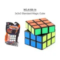 Zwarte 3x3 educatieve magische kubus met competitie-thema blisterverpakking voor kinderen - 3x3 Reguliere Magische Kubus (A168-14)