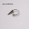 Double Spike Horseshoe-1.2*8*3mm
