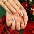 JP2690-Orange White Gold Gingerbread