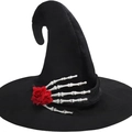 Curved Horn Red Flower