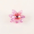 Pink and purple gradient bauhinia flower hair claw clip with iridescent finish - Iridescent Pink