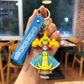 Détail du pendentif en PVC San Juan de los Lagos avec dragonne en silicone bleu ciel - Bleu