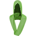Fluorescent green cooling sports hooded towel in breathable mesh fabric for outdoors - New Pullover Style / 75*48CM / Fluorescent Green