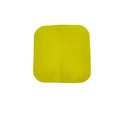 Apriscatole quadrato in silicone giallo con superficie antiscivolo a trama puntinata - Quadrato Giallo