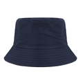 Classic cotton twill bucket hat for men and women in navy blue finish - Navy Blue