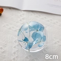Blue hydrangea crystal ball ornament 8cm preserved flower sphere with lace decor - Blue Hydrangea 8cm (Kraft Box)