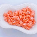 Orange starfish-shaped ceramic beads with polished finish for DIY jewelry crafts - Orange (07#)