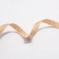 Champagne gold glitter plush ribbon with frayed edges for Christmas party crafts - 1cm Wide * 9m / Champagne