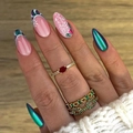 JP3462-Xmas Pink Blue Snowflake