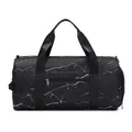 Sac de voyage imperméable avec imprimé marbre noir et double poignées renforcées pour sport - Marbre noir (en rupture de stock, personnalisable)