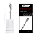 PG-46 diamond nail drill bit with inverted cone round head for cuticle removal - PG-46 Medium-Inverted Round Cone