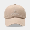 Khaki Baumwoll Baseballkappe mit weißem Stickmotiv Zahl 7 und MOUNT GREEN Schriftzug - Khaki