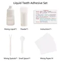 Halloween vampire teeth repair kit with adhesive liquid powder and application tools - Dental Adhesive Kit