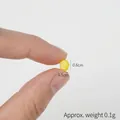 Grain de maïs miniature en résine jaune pour DIY, taille 0,5cm x 0,6cm, poids 0,1g - Mini Grain de Maïs de 0,6 cm