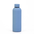 Sky blue double-walled vacuum insulated sports water bottle with matte finish - 500ml / Haze Blue