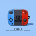 Silicone case for AirPods Pro in Nintendo Switch handheld game console style design - Game Console + Carabiner / AirPods 1/2 Gen