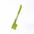 Green can spoon and scraper tool for pet food cans with non-slip white handle - Can Spoon / Fruit Green