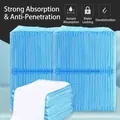Absorbent blue pet training pads in bulk with diamond quilted surface and leak-proof layer - Economic-Size XL-20Pcs / 60x90cm