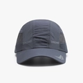 Dunkelgraue atmungsaktive Baseballkappe mit Laser-Belüftung und seitlichem Mesh-Detail - Verstellbar / Dunkelgrau