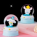 Luminous Christmas crystal ball featuring a cute cartoon dog character in a festive scene - NO.38 Space Dog Cartoon Style