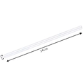 Reusable transparent 24cm Tritan straw with 0.8cm diameter for stainless steel cups - For 1200ml Bottle Straw / 0.8*24cm