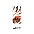 Waterproof Halloween temporary tattoo sticker with bloody scar and wound design WS-239 - Bloody Scratches (WS239)