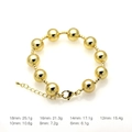 Detaillierte Größentabelle für 18k vergoldete Perlenarmbänder mit Gewichten von 6-18mm - 6mm