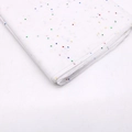 White silk wrapping paper featuring vibrant colorful polka dot patterns for floral gifts - Sparkle Rainbow