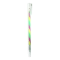 Regenboog gelpen met transparante huls en roze geel groene spiraalvormige inktvulling - Fluorescerende Stijl - Geel+Paars+Groen