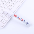 White 2.8mm permanent paint marker pen for tire marking and artistic graffiti - White