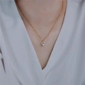 Five Petal Pearl Flower Pendant