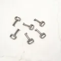 Ciondoli a chiave in argento vintage per collane fai da te, acciaio 11x19,5mm - Chiave Semplice