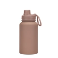 Portable 650ml stainless steel sports water bottle in matte dusty pink finish - Light Coffee - Sport