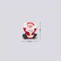 Statuetta in miniatura di Babbo Natale con mani alzate, decoro natalizio in resina dipinta - Stile 4 Babbo Natale