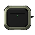 Étui robuste militaire vert armée pour AirPods Pro avec bumper de protection noir - Vert Armée
